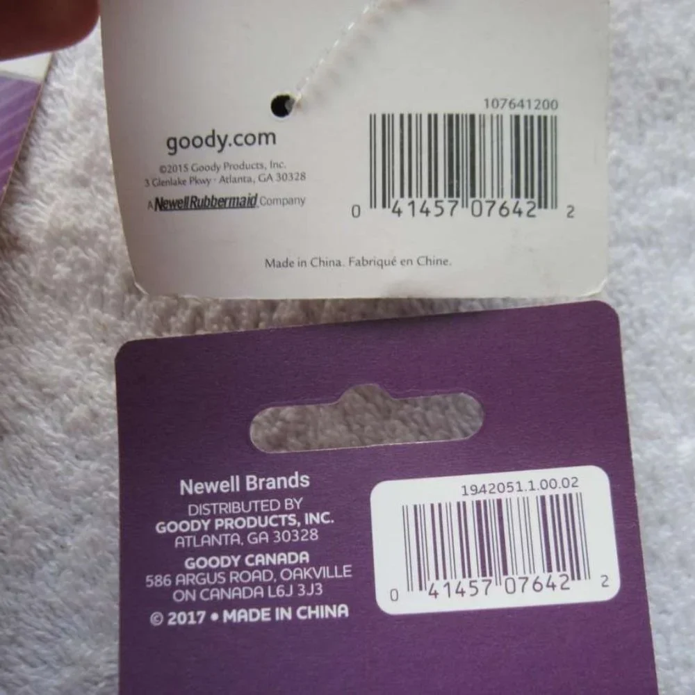 2 Goody Medium Matte Frosted Spider Octopus Plastic Jaw Claw Clips 2 1/4